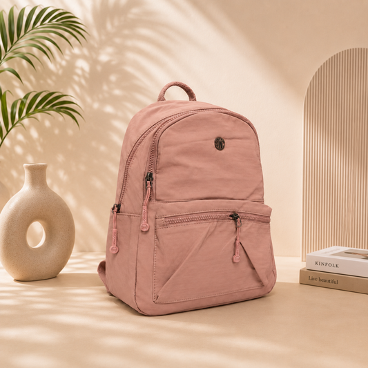 Women's Premium Beige Backpack | Lightweight Casual & Travel Backpack