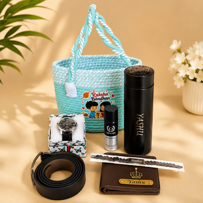 Customized Premium Rakhi Gift Hamper – The Perfect Brother Gift  4.0