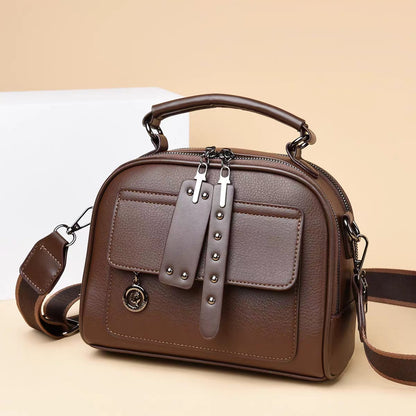 Women’s Premium Structured Handbag with Adjustable Shoulder Strap – 3 Colors Available