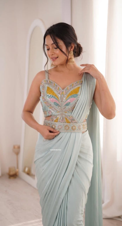 Super Trending Ready-to-Wear Saree ✨