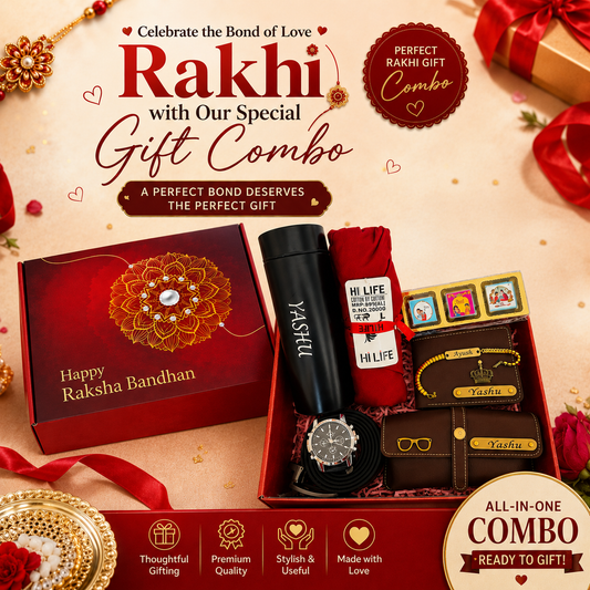 Customized Premium Rakhi Gift Hamper – The Perfect Brother Gift  3.0