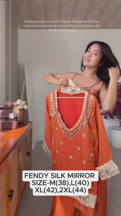 Luxury Mirror Work 4-Piece Dress Collection