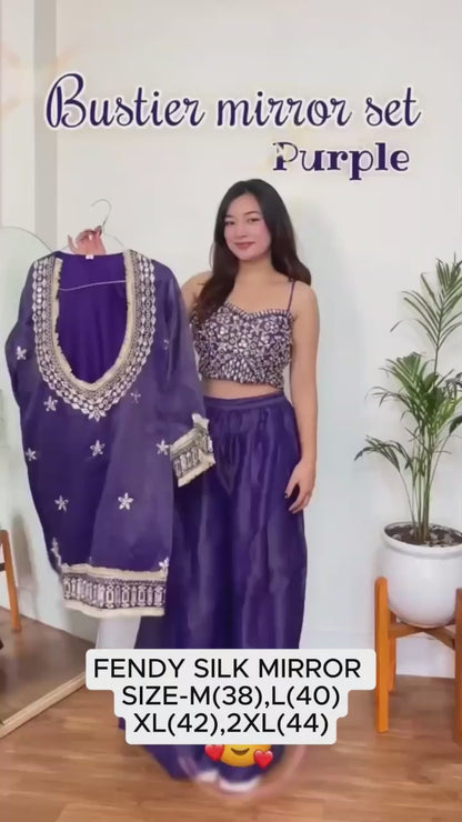 Luxury Mirror Work 4-Piece Dress Collection