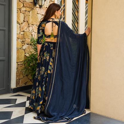Vallari Designer Ready-to-Wear Party Wear Lehenga Choli – 3 Colors