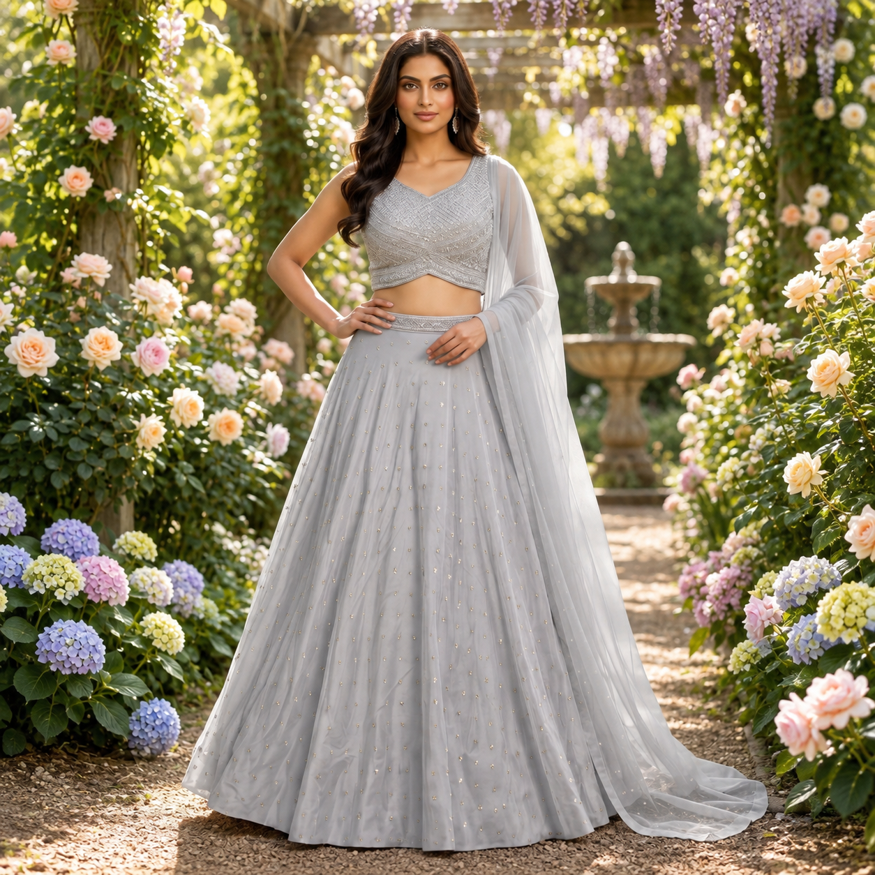 Premium Simar Silk Party Wear Lehenga Set with Beads Work | 3 Colors Available